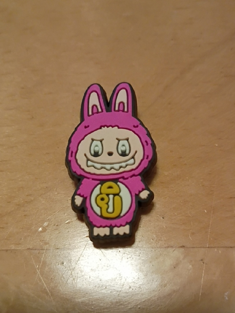 10 for $10 Jibbitz Croc Charms - Labubu Pink Monster w/ Yellow Design - New